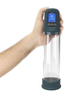 Lux Active Volume LCD Rechargeable Auto Penis Pump - Blue/Navy