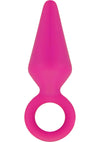 Luxe Candy Rimmer Silicone Butt Plug - Pink - Medium