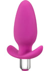 Luxe Little Thumper Silicone Vibrating Butt Plug - Pink