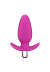 Luxe Little Thumper Silicone Vibrating Butt Plug - Pink