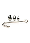 Master Series Anal Hook Trainer with 3 Plugs - Stainless