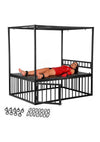 Master Series Bondage Bed - Black