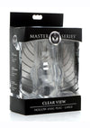 Master Series Clear View Hollow Anal Plug