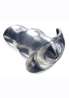 Master Series Clear View Hollow Anal Plug - Clear - Large