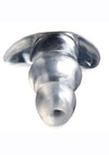 Master Series Clear View Hollow Anal Plug - Clear - Small