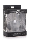 Master Series Clear View Hollow Anal Plug - Clear - XLarge