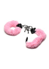 Master Series Cuffed In Fur Furry Handcuffs - Pink