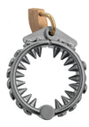 Master Series Impaler Locking CBT Ring with Spikes - Silver