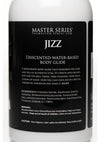 Master Series Jizz Unscented Water Based Lube - 16oz