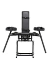 Master Series Leg Spreader Obedience Chair - Black