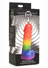 Master Series Pride Pecker Rainbow Drip Candle - Multicolor