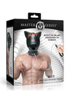 Master Series Slut Silicone Sensory Hood - Black/Red
