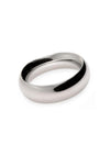 Master Series Stainless Steel Cock Ring - Silver - 1.75in