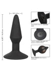 Medium Silicone Inflatable Plug - Black - Medium