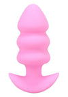 Mood Teaser Vibrating Rechargeable Silicone Micro Plug - Pink