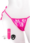 My Secret USB Rechargeable Panty Vibe Set with Silicone Remote Control Ring Waterproof