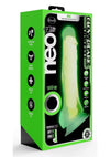 Neo Elite Glow In The Dark Dildo with Balls