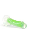 Neo Elite Glow In The Dark Dildo with Balls