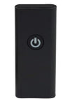 Nexus Duo Rechargeable Silicone Remote Control Butt Plug - Black - Medium