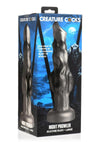 Night Prowler Silicone Dildo - Black/Silver - Large