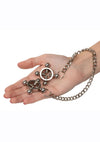 Nipple Grips 4-Point Nipple Press with Chain - Silver