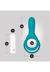 Noje C2 Rechargeable Silicone Cock Ring - Juniper - Blue