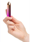 Nu Sensuelle Aluminium Point Rechargeable Warming Bullet - Metal/Multicolor/Rainbow