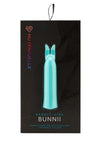 Nu Sensuelle Bunnii Rechargeable Silicone Vibrator - Teal