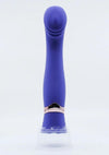 Nu Sensuelle Geminii Xlr8 Rechargeable Silicone G-Spot Vibrator - Purple/Ultra Violet