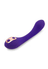 Nu Sensuelle Libi Flexible Rechargeable Silicone G-Spot Vibrator - Deep Purple/Purple