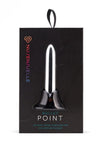 Nu Sensuelle Point Rechargeable Silicone Bullet - Silver