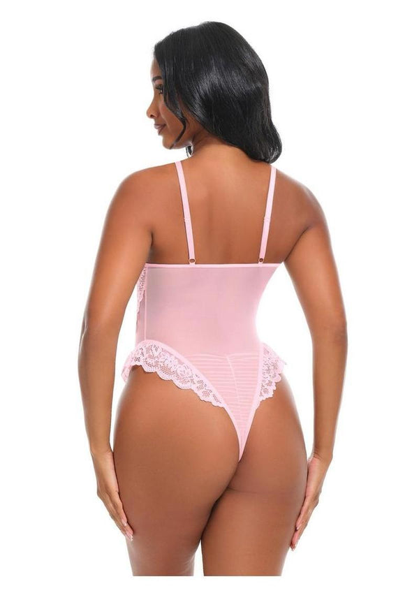 Oh LA LA Cheri Forever Valentine Teddy - Pink - Large