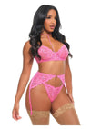 Oh LA LA Cheri Luly - Pink - Medium - 3 Piece/Set