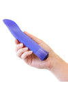 Oh My Gem Enrapture Rechargeable Silicone G-Spot Vibrator - Tanzanite - Blue