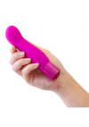 Oh My Gem Exclusive Rechargeable Silicone G-Spot Vibrator - Tourmaline - Pink