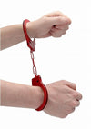 Ouch! Beginners Handcuffs - Metal/Red