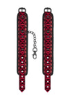Ouch! Luxury Ankle Cuffs - Burgundy