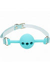 Ouch! Paris Collection Silicone Ball Gag - Blue