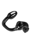 Oxballs Tailpipe Chastity Cock Lock with Butt Plug - Black