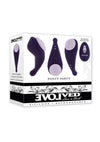 Panty Party Rechargeable Silicone Vibrator with Remote - Purple