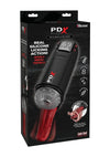 Pdx Elite Fap-O-Matic Ultra Drive Rechargeable Masturbator with Tongue - Red/Vanilla
