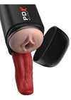 Pdx Elite Fuck-O-Matic Ultra Drive Rechargeable Masturbator with Tongue - Vanilla