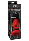 Pdx Elite Moto-Bator Pro 2 Rechargeable Masturbator - Black/Red