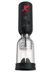 Pipedream Extreme Elite Silicone Tip Teazer Power Pump Masturbator - Black/Clear