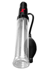 Pipedream Extreme Elite Suck-N-Pump Masturbator - Black/Clear