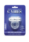 Performance C-Vibes Multi-Speed Vibrating Cock Ring - Clear/Silver