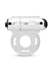 Performance C-Vibes Multi-Speed Vibrating Cock Ring - Clear/Silver