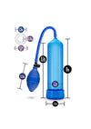 Performance Vx101 Male Enhancement Pump - Blue - 9.5in
