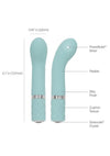 Pillow Talk Racy Silicone Rechargeable G-Spot Mini Vibrator - Teal