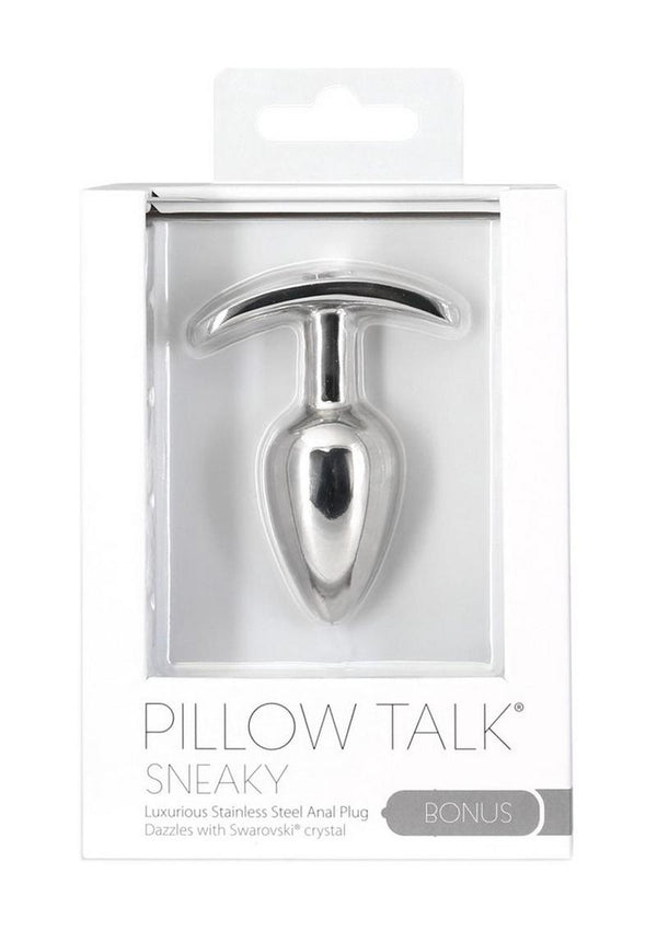 Pillow Talk Sneaky Luxurious Stainless Steel Anal Plug Emerald Fantaseas Pillow Talk Sneaky Luxurious Stainless Steel Anal Plug Emerald Fantaseas